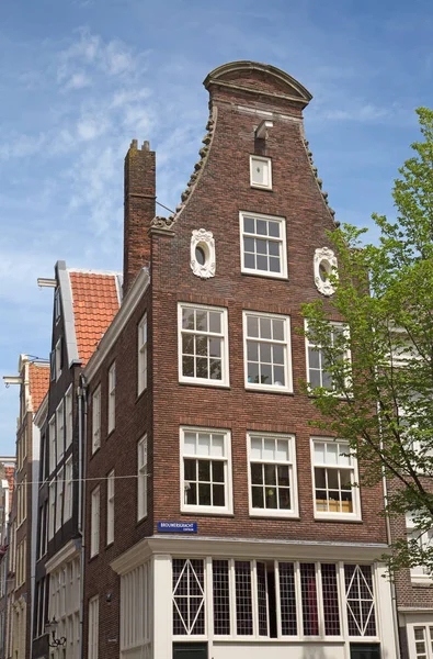 Tradiční domy Amsterdamu — Stock fotografie