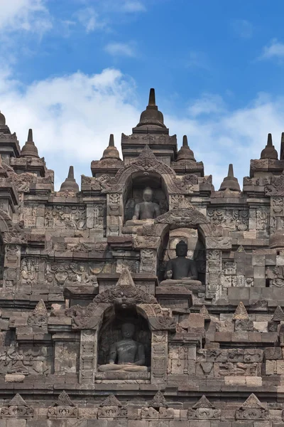 Borobudur tempel in Indonesië — Stockfoto