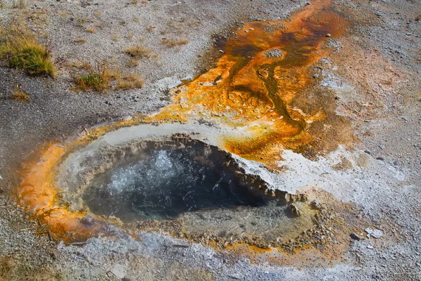 Piscina calda nel parco nazionale di Yellowstone — Foto Stock