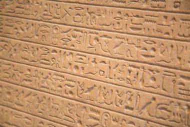 Mısır hiyeroglif duvar