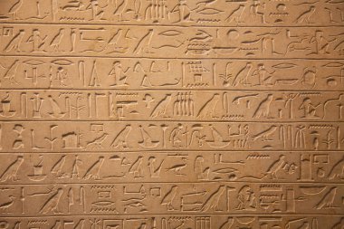 Mısır hiyeroglif duvar
