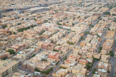 Riyad şehrin havadan görünümü