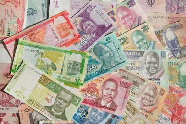 Afrika banknotlar çeşitli