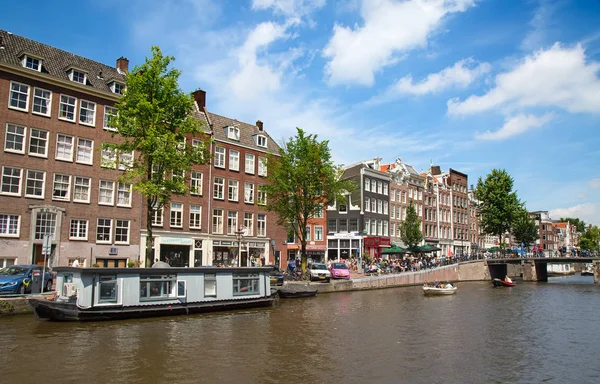 Canals of the Amsterdam city — Stock Photo, Image