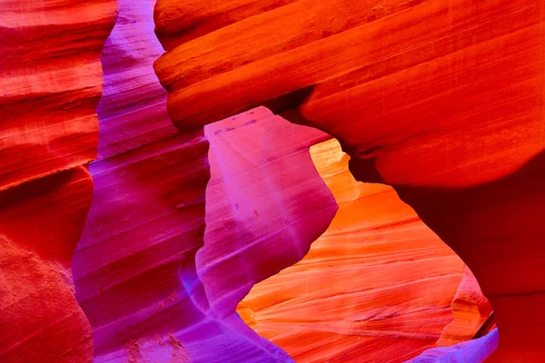 Berömda antelope canyon — Stockfoto