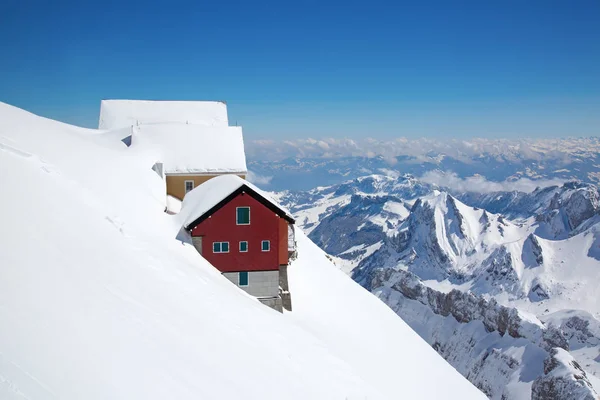 Swiss alpes perto do monte Santis — Fotografia de Stock