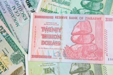 Yüksek enflasyondan sonra Zimbabwe 'nin banknotları