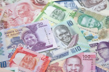 Arka plan olarak Afrika banknotlar