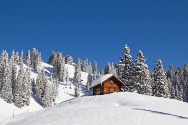 İsviçre Alpleri'nde kış