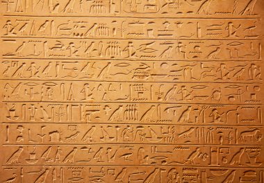 Mısır hiyeroglif duvar