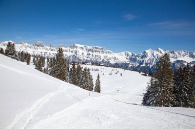 İsviçre Alpleri'nde kış