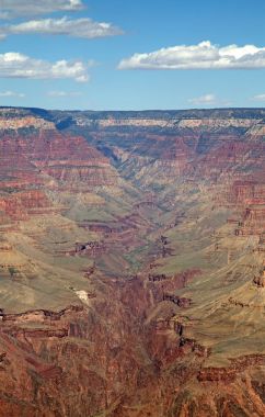 grand canyon'ın Güney kenarında
