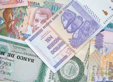 Yüksek enflasyondan sonra Zimbabwe 'nin banknotları