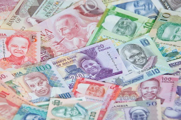 Billetes africanos como fondo — Foto de Stock