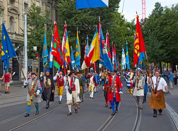 Swiss National Day parade — Stock Photo, Image