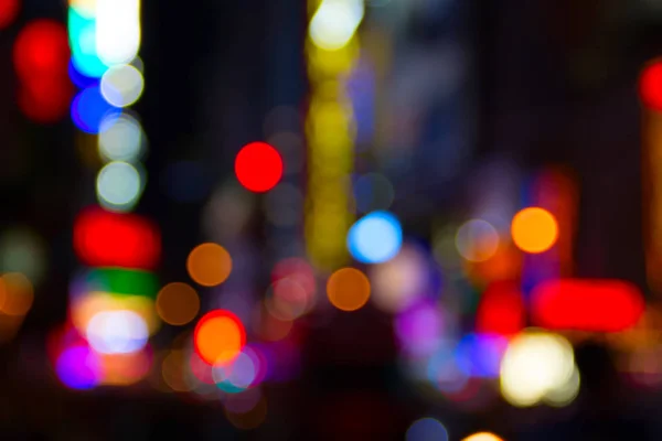 Night lights of New York — Stock Photo, Image