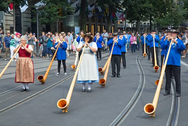 Défilé de la fête nationale suisse — Photo