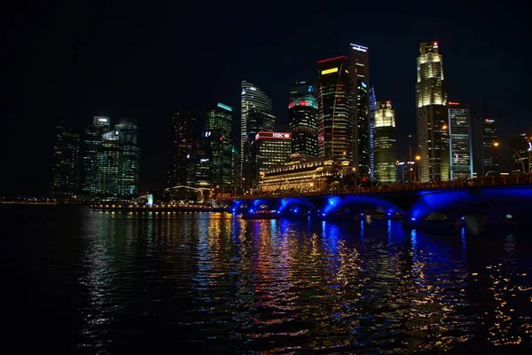 Singapour centre-ville paysage urbain — Photo