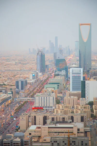 Vista aérea del centro de Riad — Foto de Stock