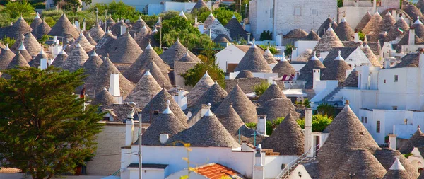 Tradiční trulli domy — Stock fotografie