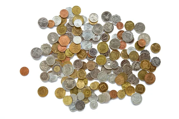 Old circulated coins — Stock Photo, Image
