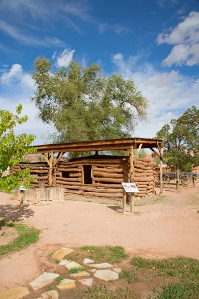 Historiska utpost i vilda västern pionjärerna — Stockfoto