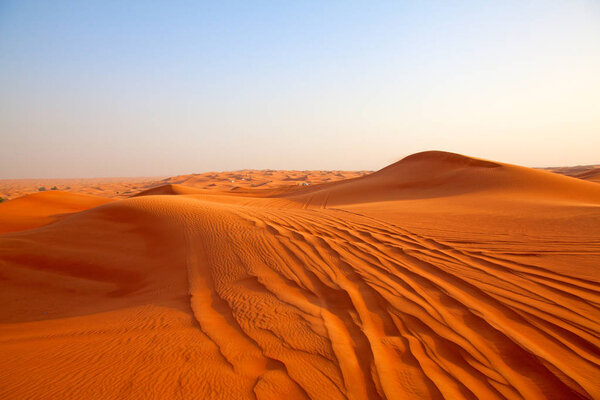 Red sand Arabian desert 