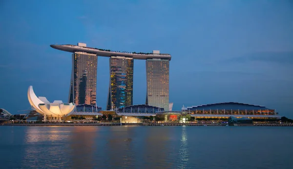 A Marina bay sands komplexum Jogdíjmentes Stock Képek