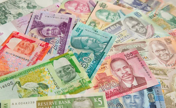 Arka plan olarak Afrika banknotlar