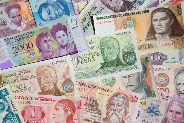 Sydamerikanska sedlar — Stockfoto