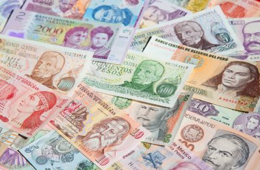 Güney Amerika banknotlar