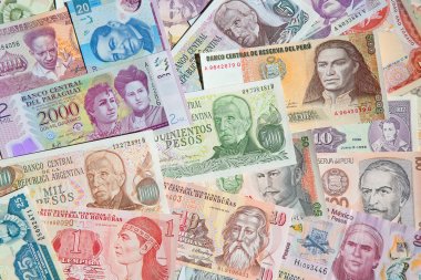 Güney Amerika banknotlar