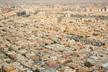 Riyad şehrin havadan görünümü 