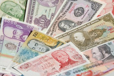 Güney Amerika banknotlar