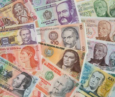 Güney Amerika banknotlar