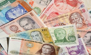 Güney Amerika banknotlar