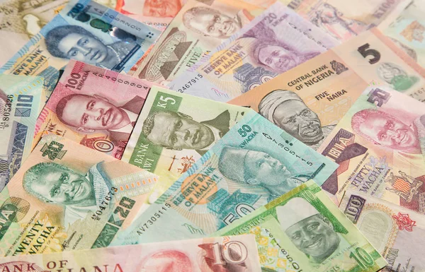 Arka plan olarak Afrika banknotlar