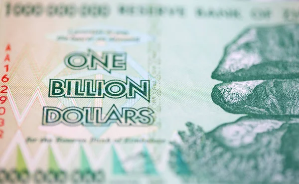 Billets du Zimbabwe après hyperinflation — Photo