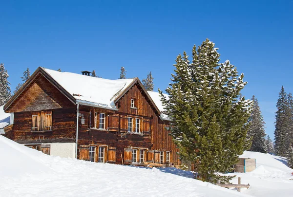 Winter in Swiss Alps — Stock Photo, Image