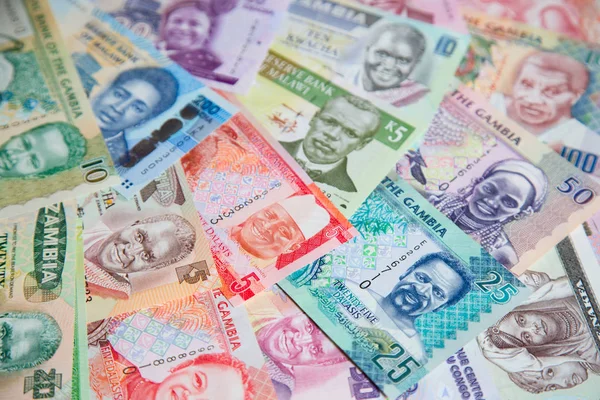 Arka plan olarak Afrika banknotlar