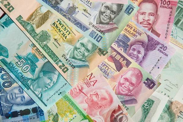 African banknotes as background — Stock Photo, Image