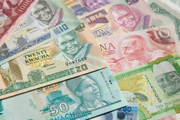 Arka plan olarak Afrika banknotlar