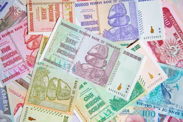Afrikanska sedlar som bakgrund — Stockfoto