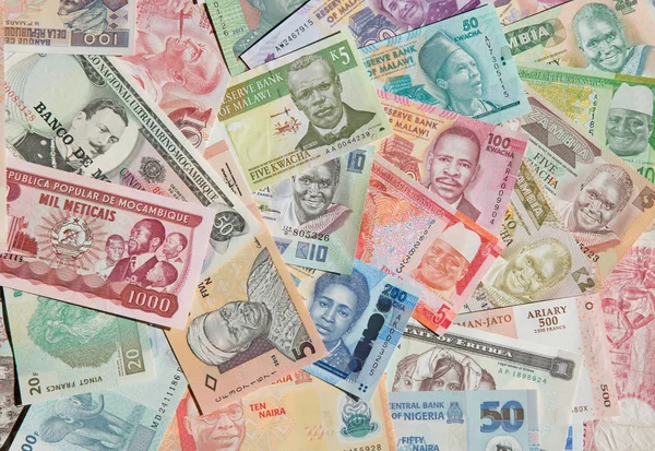 Arka plan olarak Afrika banknotlar