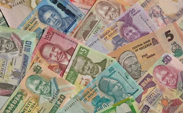 Arka plan olarak Afrika banknotlar