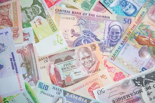 Африканський банкноти як тло — стокове фото