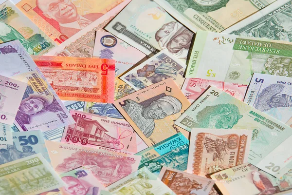 非洲纸币作为背景 — 图库照片