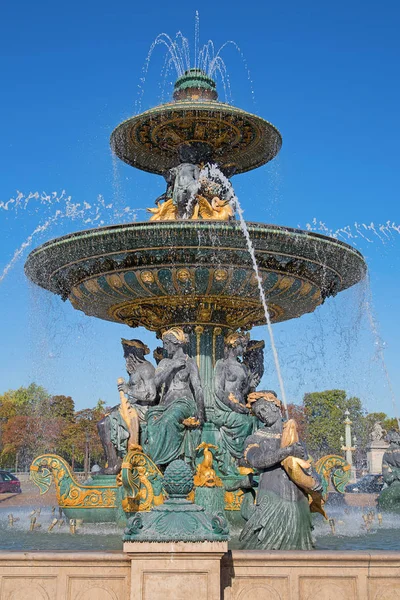 Place de la Concorde i Paris - Stock-foto