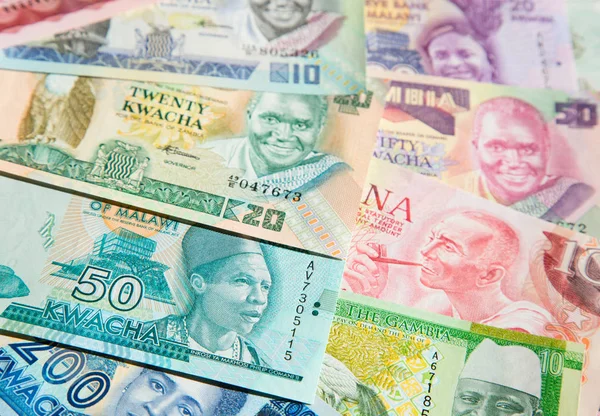 Arka plan olarak Afrika banknotlar — Stok fotoğraf