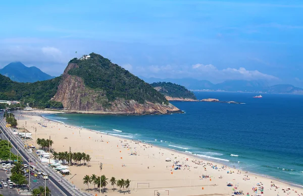 Famosa spiaggia di Copacabana — Foto Stock